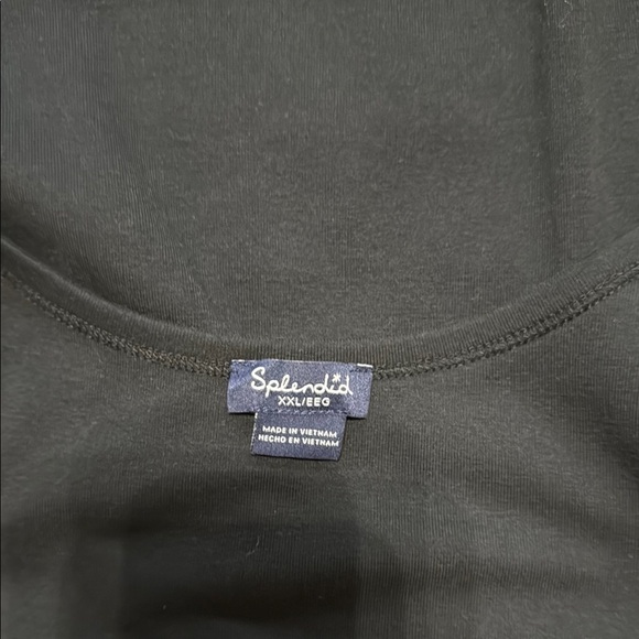 Splendid Tan hooded cardigan and black tank SZ XXL - Picture 10 of 10